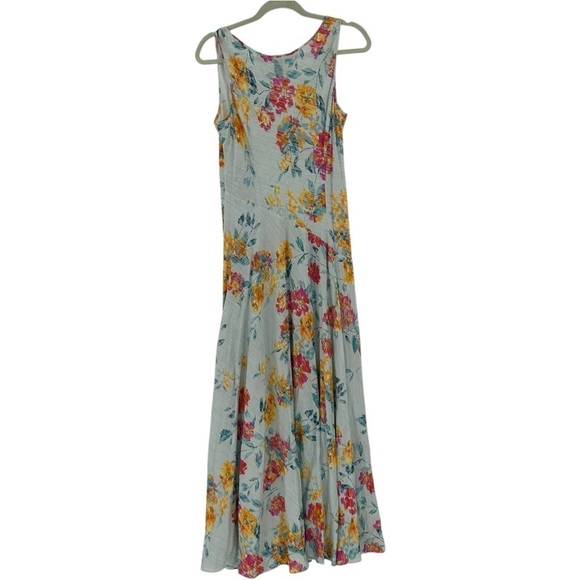 Sundance Maxi Dress Neroli Blue Floral Sundress Boho Summer Beach Size M - Picture 2 of 4